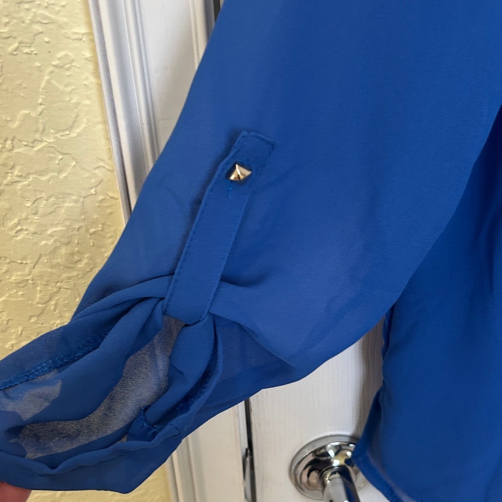Blue Women's Top - Picture 4 of 6
